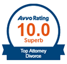 10.0 superb avvo rating logo - Twyford Law Office Family And Divorce Lawyers in Washington